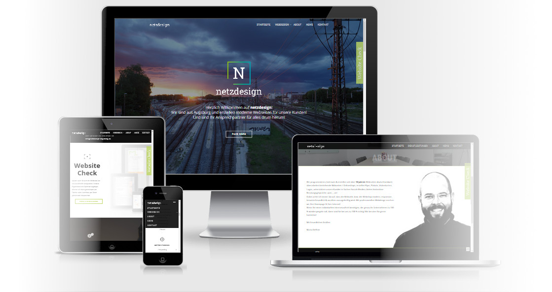 Neue Website von Netzdesign Augsburg